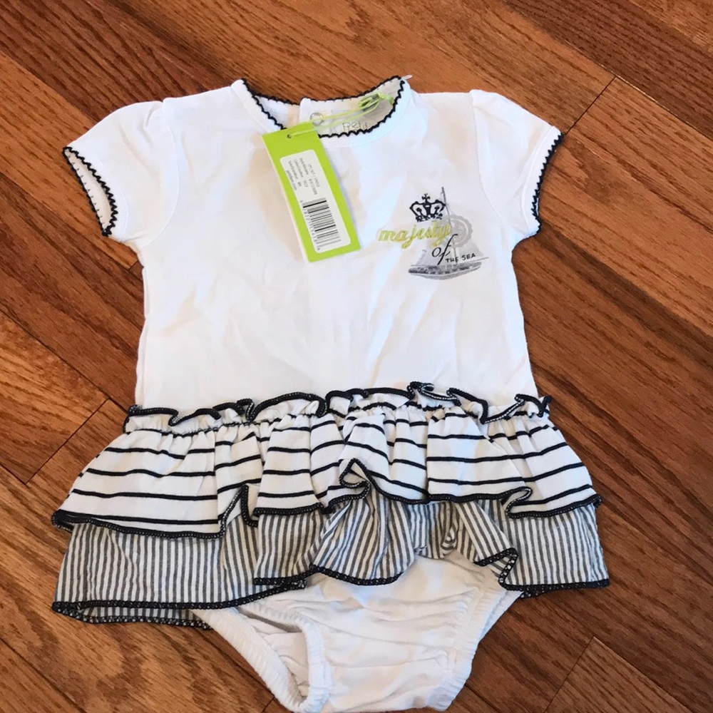 Petit Lem Ruffle Onesie